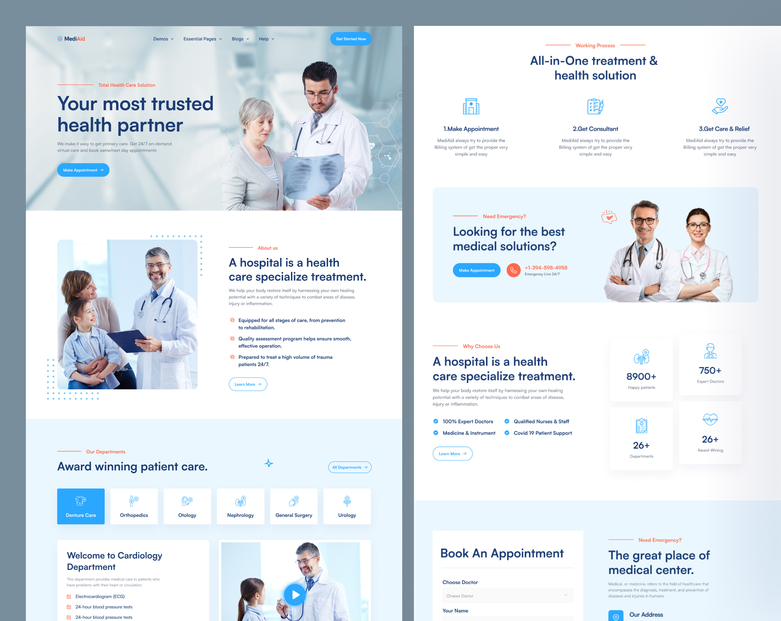 Medical & Health Care Website accessibilitydesign agencytemplate clinicwebsite doctorwebsite framerdesign healthcarewebsite healthtech hospitaldesign landing page medicallandingpage medicaltemplate modernmedical startupwebsite webdesign webdesigninspiration