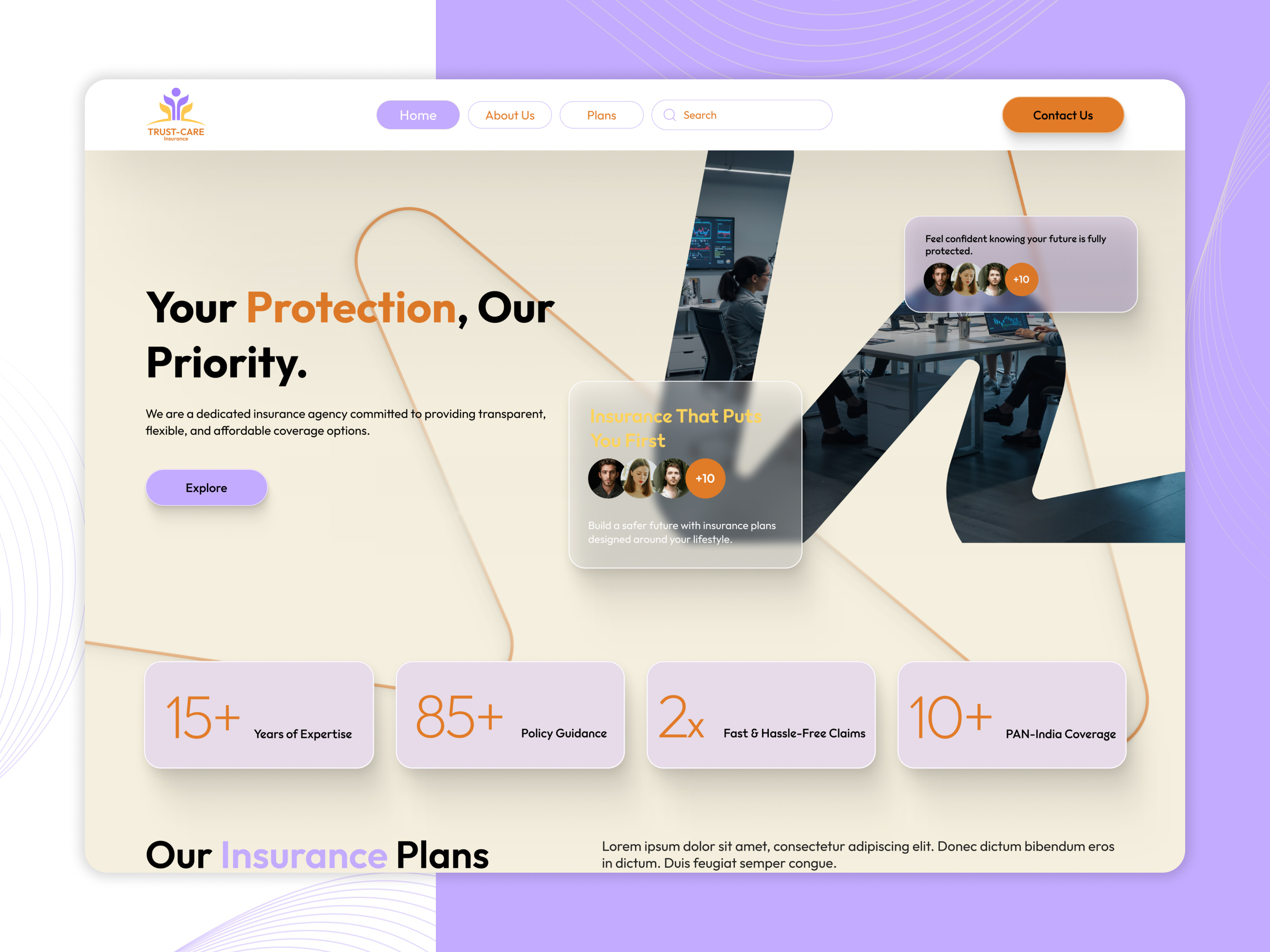 Example of Custom High Converting Business Website
