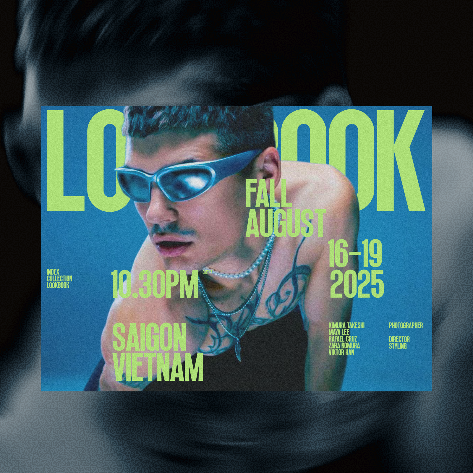 Fall Agust Lookbook - Hero Section branding design graphic design landing page ui web design