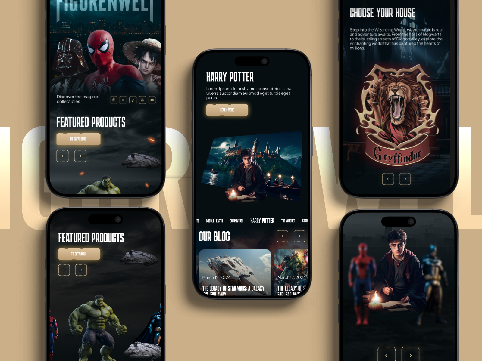 Figurenwelt: Where Fandom Meets Premium E-commerce 3d 3d animation 3d website animation art direction branding design system e commerce figma interaction design motion design product design responsive design shopify tech ui design ux design visual identity web design webflow