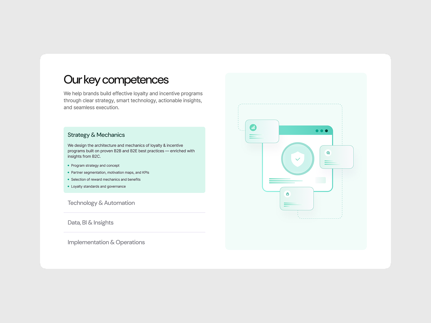 Example of Loyalty Point B2B Landing Page