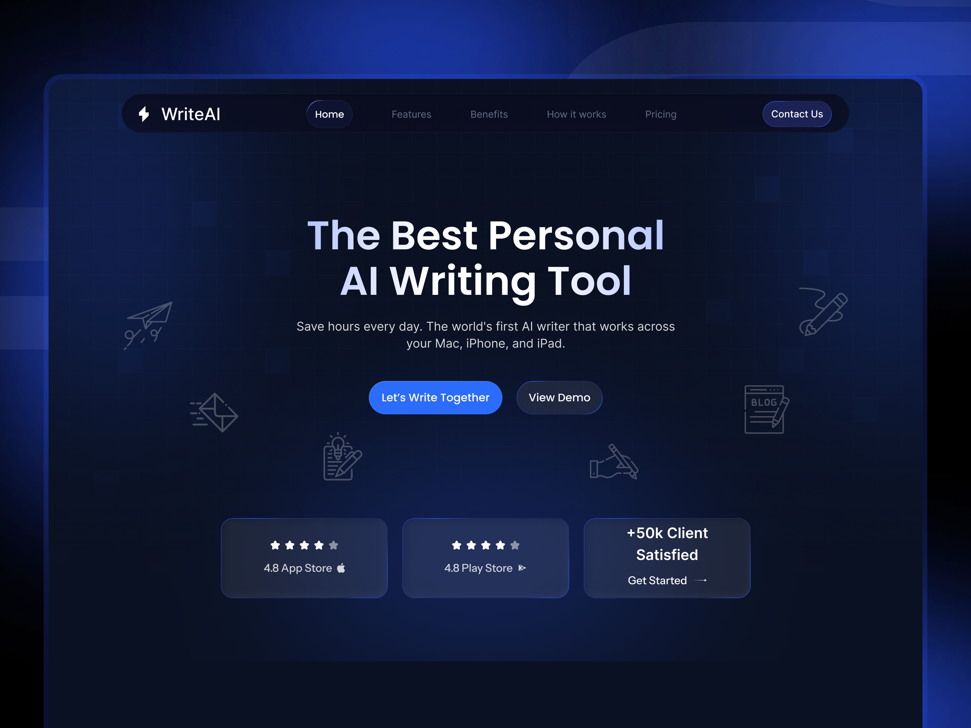 Example of Ai Website UI/UX Design Digital Products