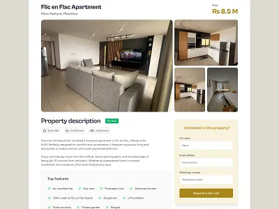 Casa Properties Real Estate listing properties properties listing real estate listing real estate website ui design ux design