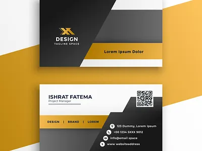 Modern Professional Business Card Design animation branding concept branding design business card design clean business card corporate business card corporate identity creative business card freelancer design graphic design minimal business card modern business card print design professional business card typography visiting card design