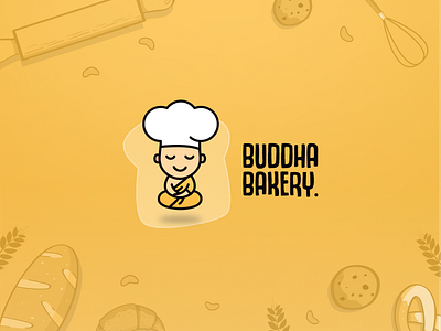 Buddha Bakery logo bakery logo branding buddha design graphic design logo logo design vietnam