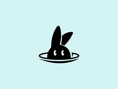 Rabbit, bunny logo animal brand identity branding bunny geometric logo icon logo design logotype minimal minimalist logo rabbit runner saas speed symbol tech vector