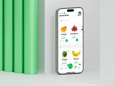 Grocery Shopping Mobile App UI — Fresh Delivery appdesign cleandesign designinspiration digitalproduct dribbble ecommerceapp figmadesign foodtech groceryapp grocerydelivery iosappdesign mobileappui mobileux modernui retailapp shoppingapp uidesign uix userinterfacedesign uxdesign