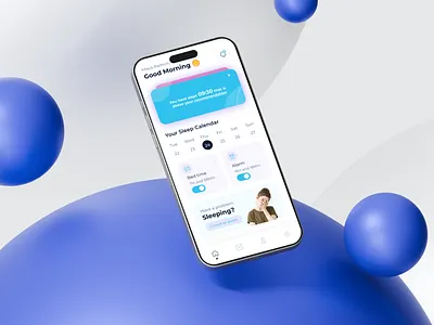 Sleep Tracker Mobile App UI — Wellness & Recovery appdesign cleandesign designinspiration digitalproduct dribbble figmadesign healthapp iosappdesign lifestyleapp mobileappui mobileux modernui recoveryapp sleepapp sleeptracker uidesign uix userinterfacedesign uxdesign wellnessapp