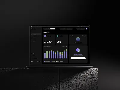 Gradient Network Product Page Design ui