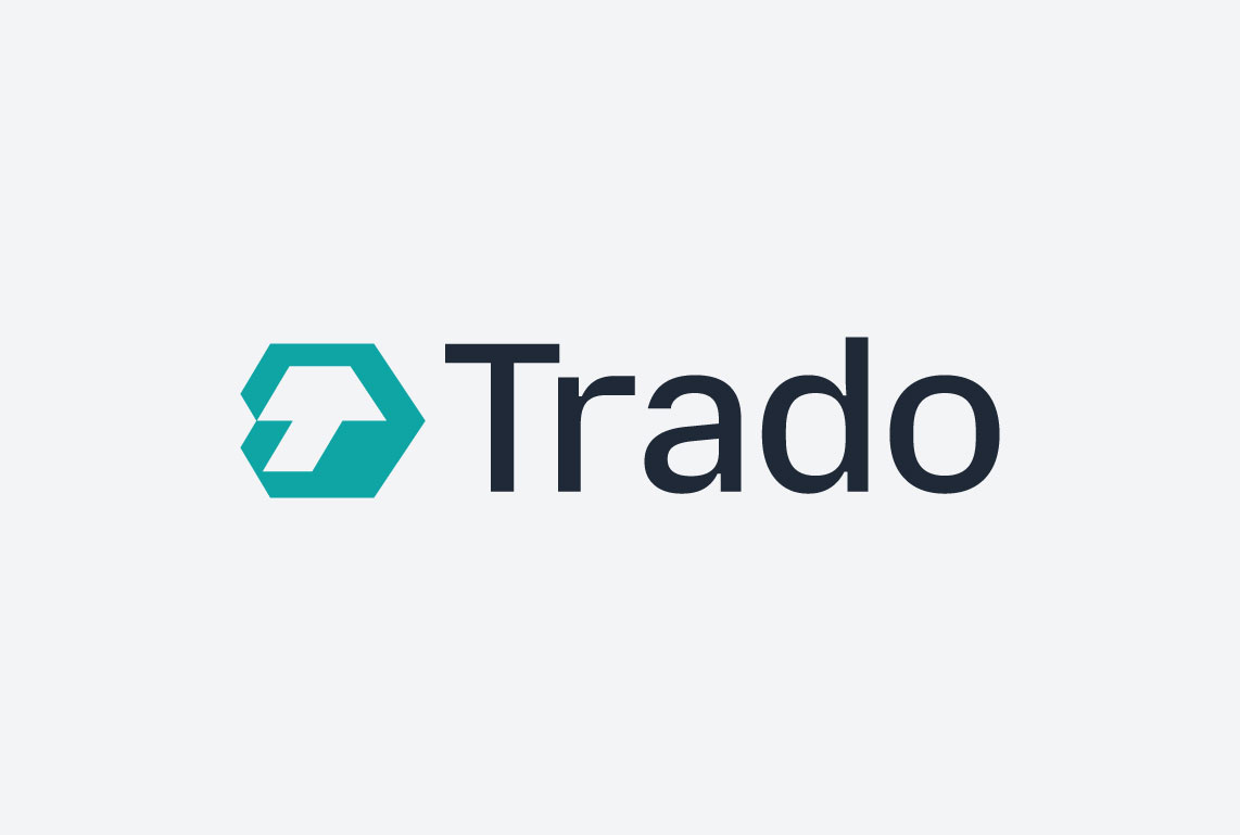 Trado™ — Logo Design blockchain branding cretive crypto graphic design icon letter t logo logo design logo mark modern logo monogram saas tech trade logo trado typography web3