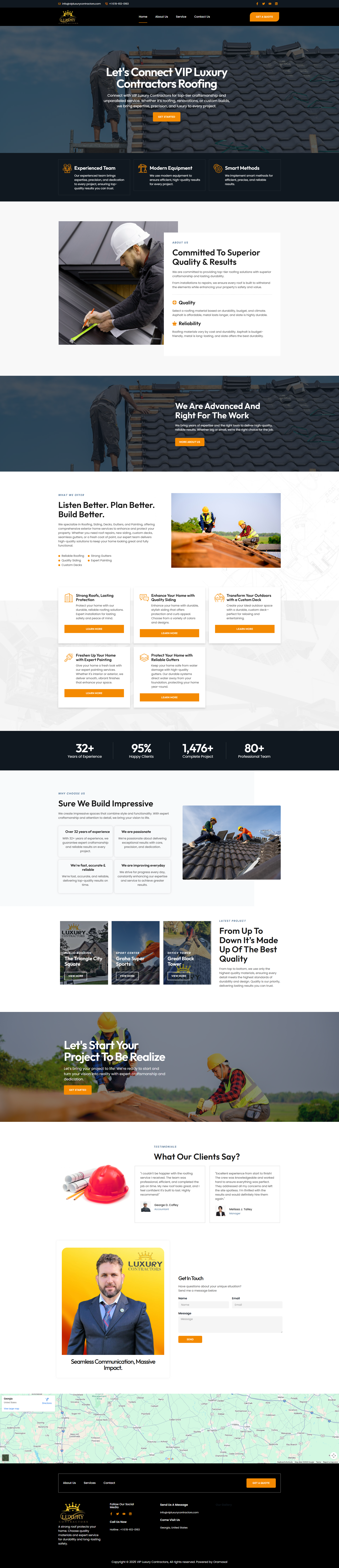 Web Design & Development Roofing website business website design design idea illustration ui web developer website design wordpress wordpress developer wordpress development
