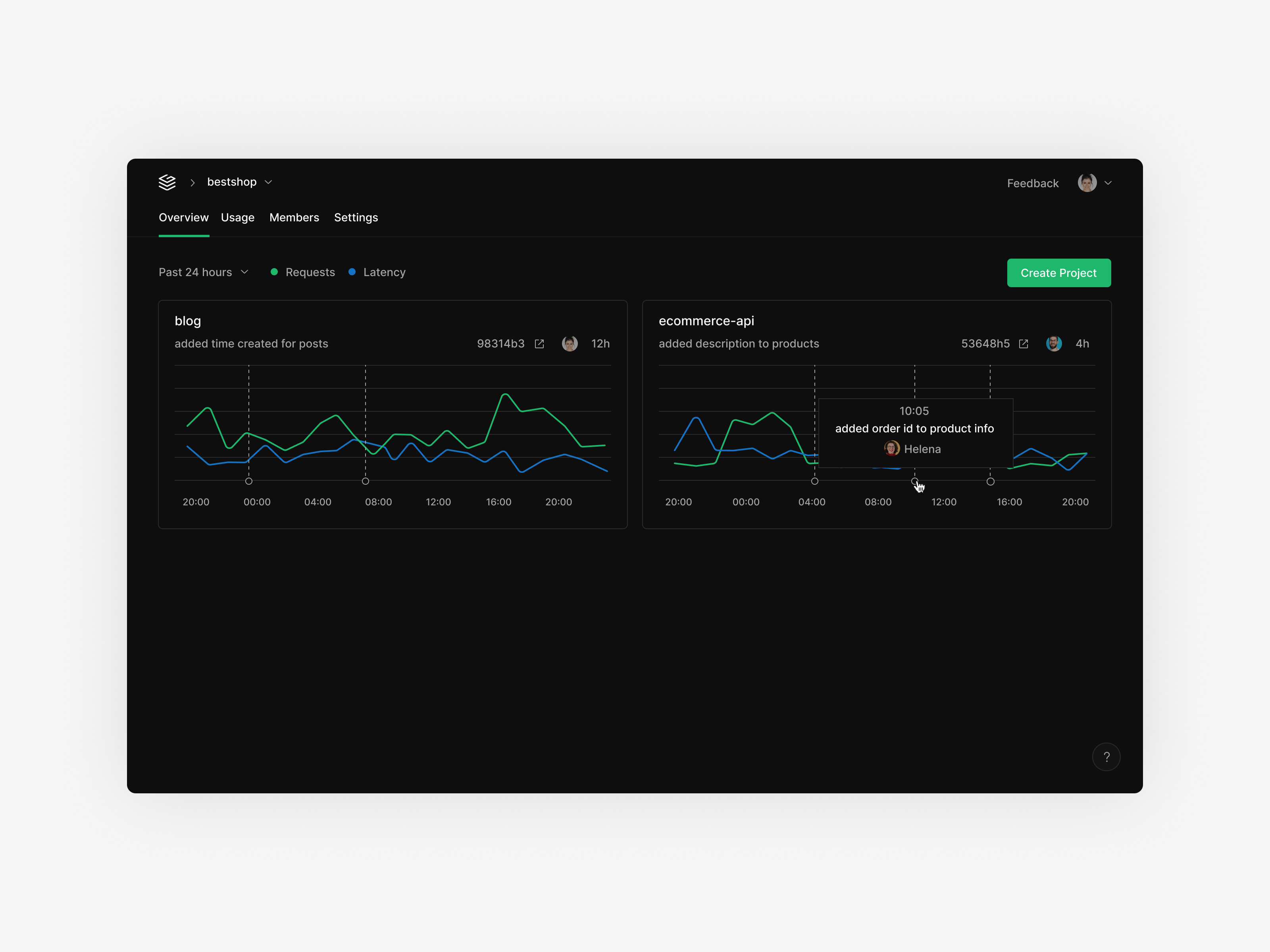 Grafbase api apis backend black chart dashboard deploy deployment flow graphql green project terminal