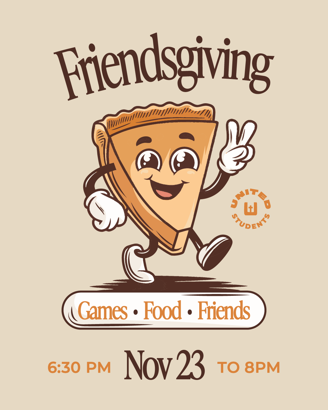 Friendsgiving design event friendsgiving graphic design holiday