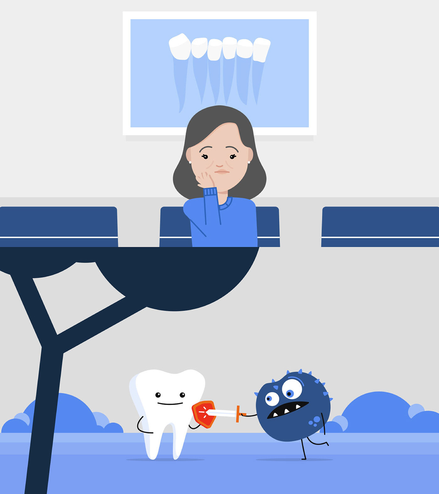 Battle Against Cavities: A Fun Dental Animation animation graphic design motion graphics