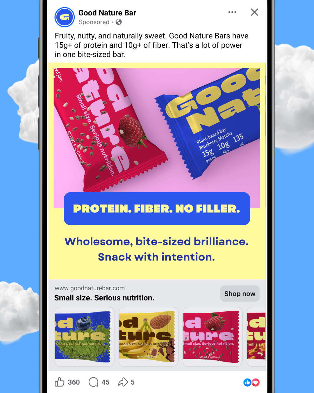 Good Nature Bar | Facebook Ad