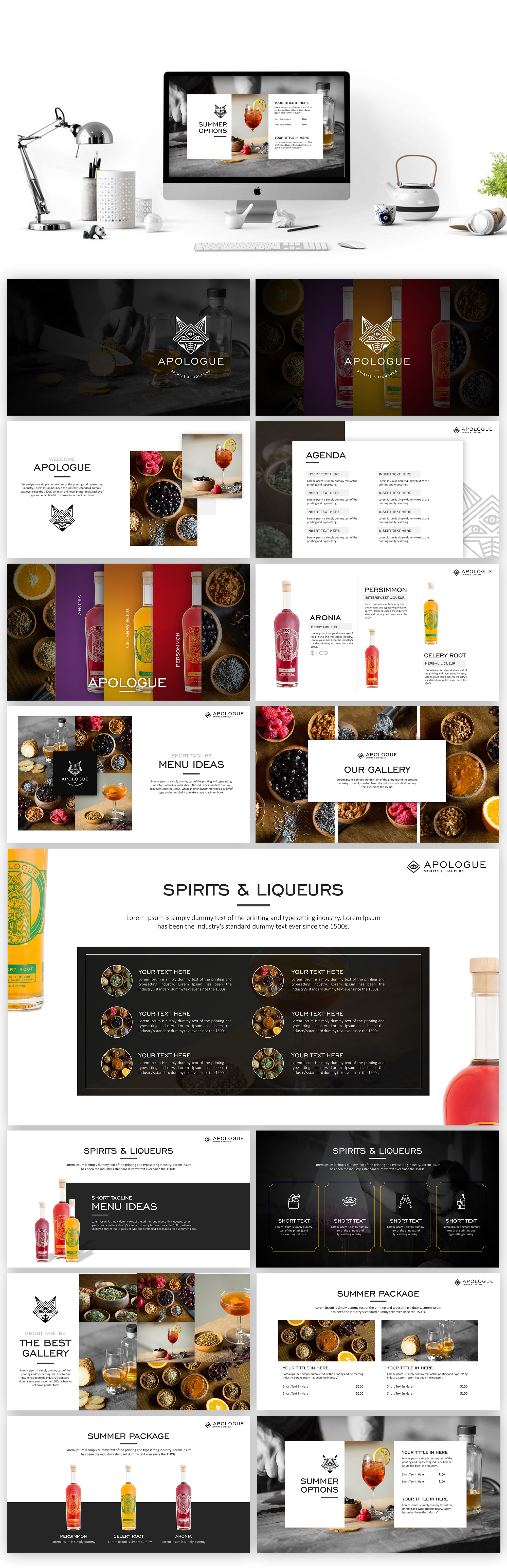 Apologue Presentation Design design graphic design presentation design