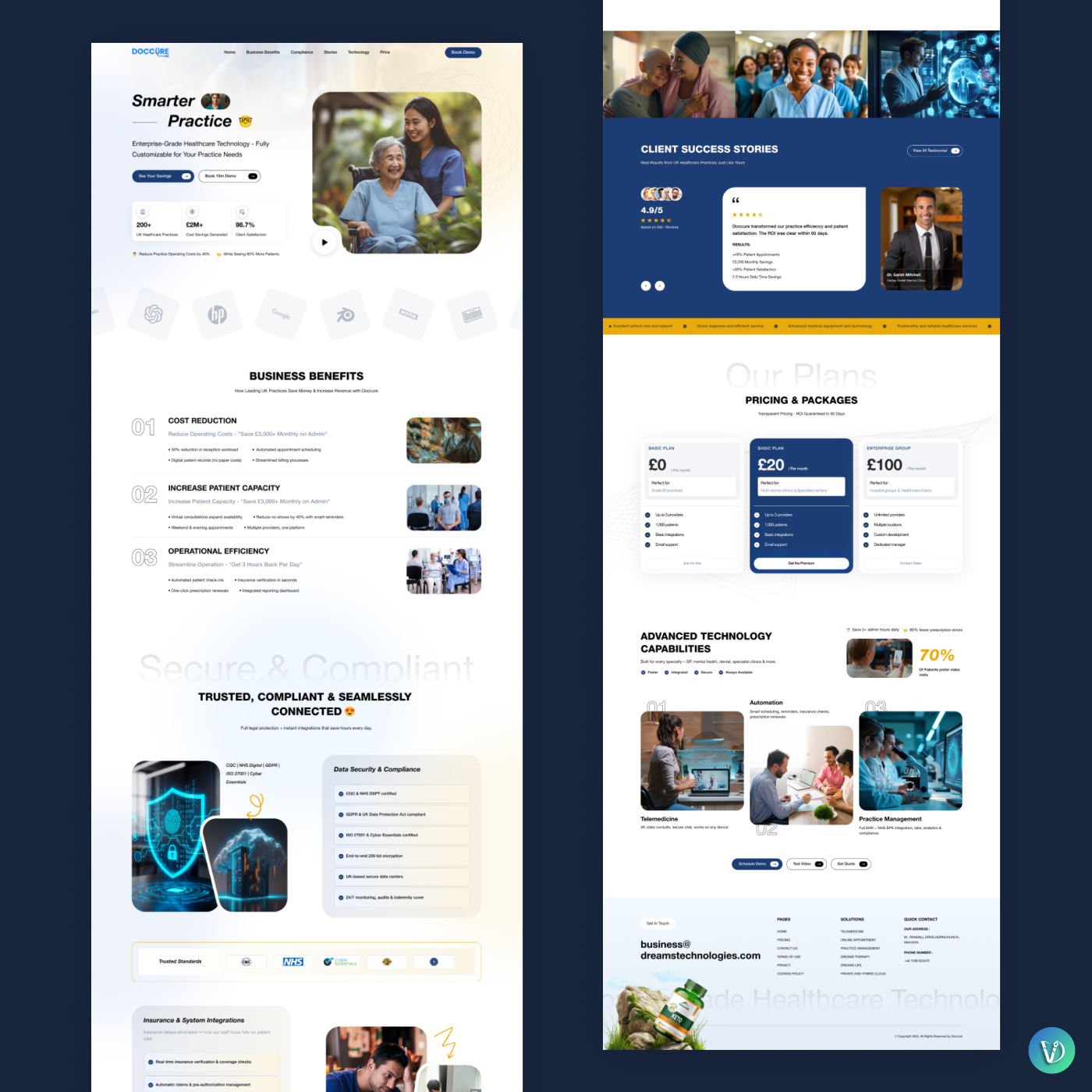 Medical Healthcare Landing Page UI Design appointment booking clean ui clinic website dashboard design doctor website health app healthcare ui healthcare website hospital website landing page design medical ui medical website modern ui product design responsive design ui design uiux ux design web ui website design