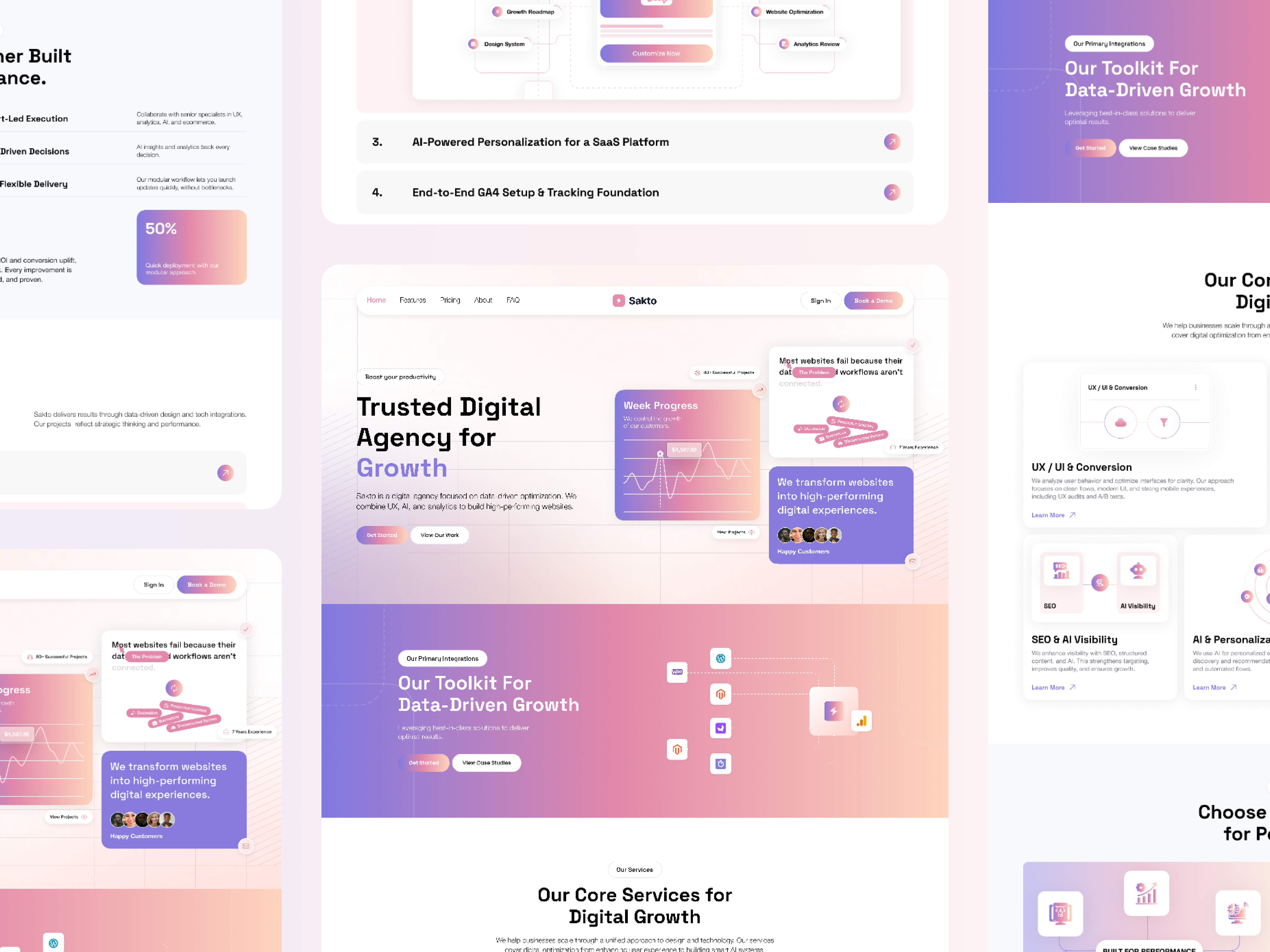 Example of Website UI/UX Design In Figma 