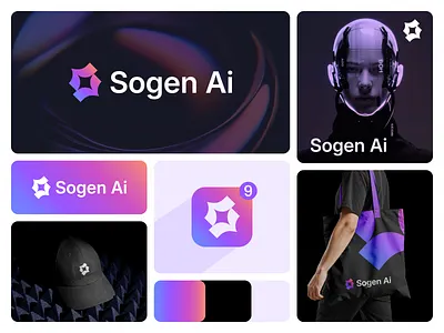 Sogen Ai | modern and future stick Ai logo & branding design ai ai logo content ai design ai future stick logo generative ai logo geometric logo graphic design image ai letter s logo logo logo design magic ai modern logo s ai s ai logo design s logo startup logo tech logo technology logo