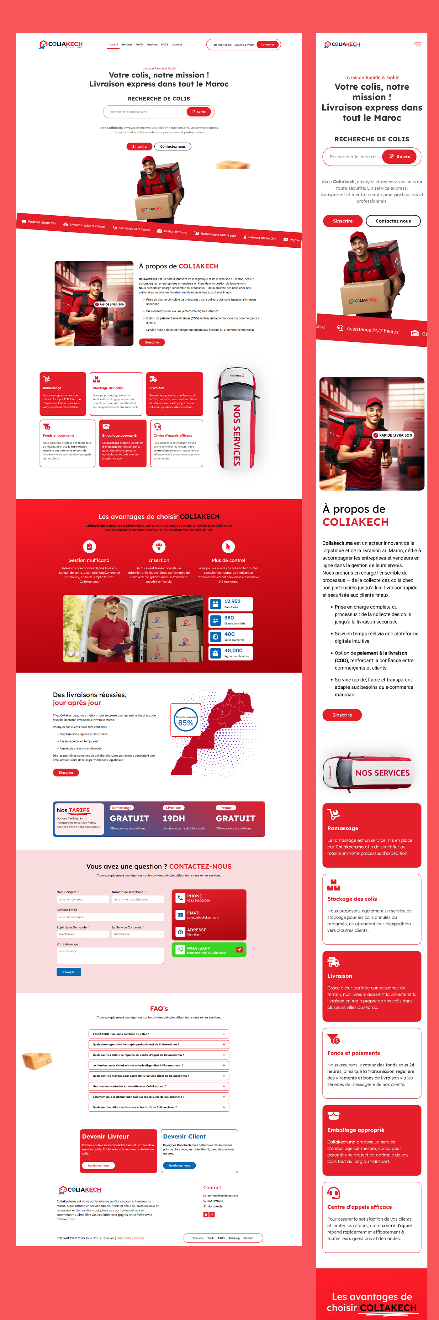 Example of Word Press Website Design And Development