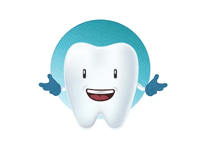Mascote de logo dentista brand branding curitiba dentist design everson graphic design illustration ilustration mascote mayer