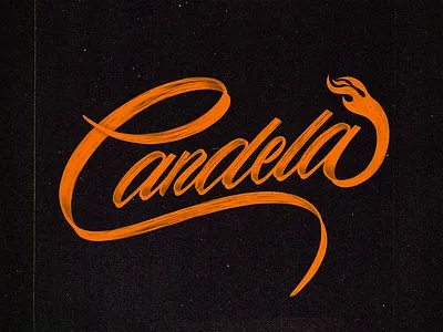 “CANDELA” 🔥 design illustration lettering typography