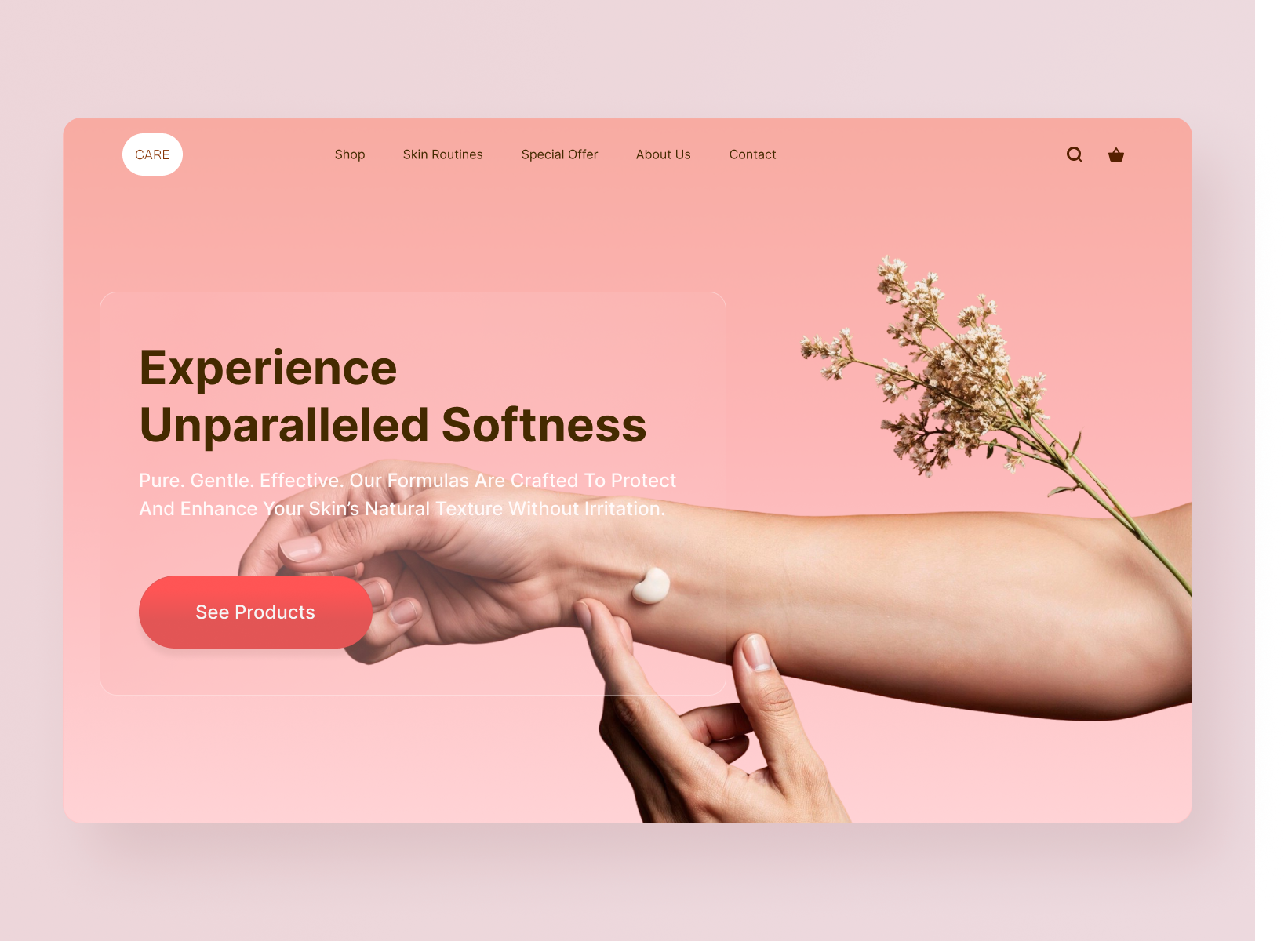 SkinEssentials- UI/UX Case Study & Brand Identity appdesign branding cleanui design designinspiration dribbble ecommerce gradientdesign graphic design illustration logo ui webdesign