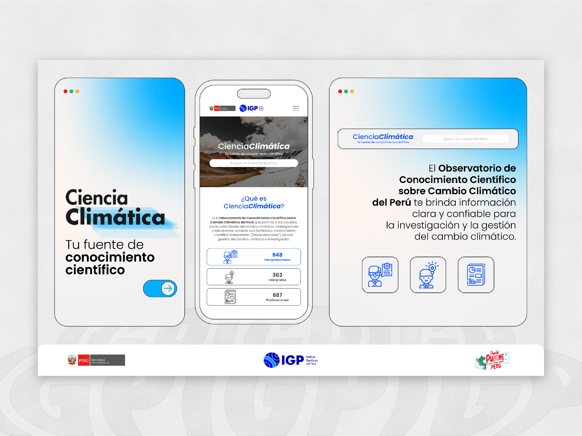 Ciencia Climática ™ branding design typography