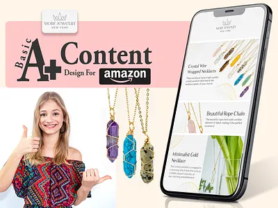 Product A+ Content/EBC Designs for Amazon a content design a content modules amazon a content amazon gallery images amazon infographic amazon listing images amazon main image amazon product images amazon visual content brand trust content ebc design infographic a content jewelry a content jewelry infographic design mobile friendly a content necklace a content necklace ebc premium a content professional a design seo optimized a content