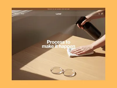 How it works section on Framer eCommerce template branding conversion design digitalproduct ecommerce framer homepage illustration landingpage logo minimalist modern responsive saas shopify sustainability template ui ux webdesign