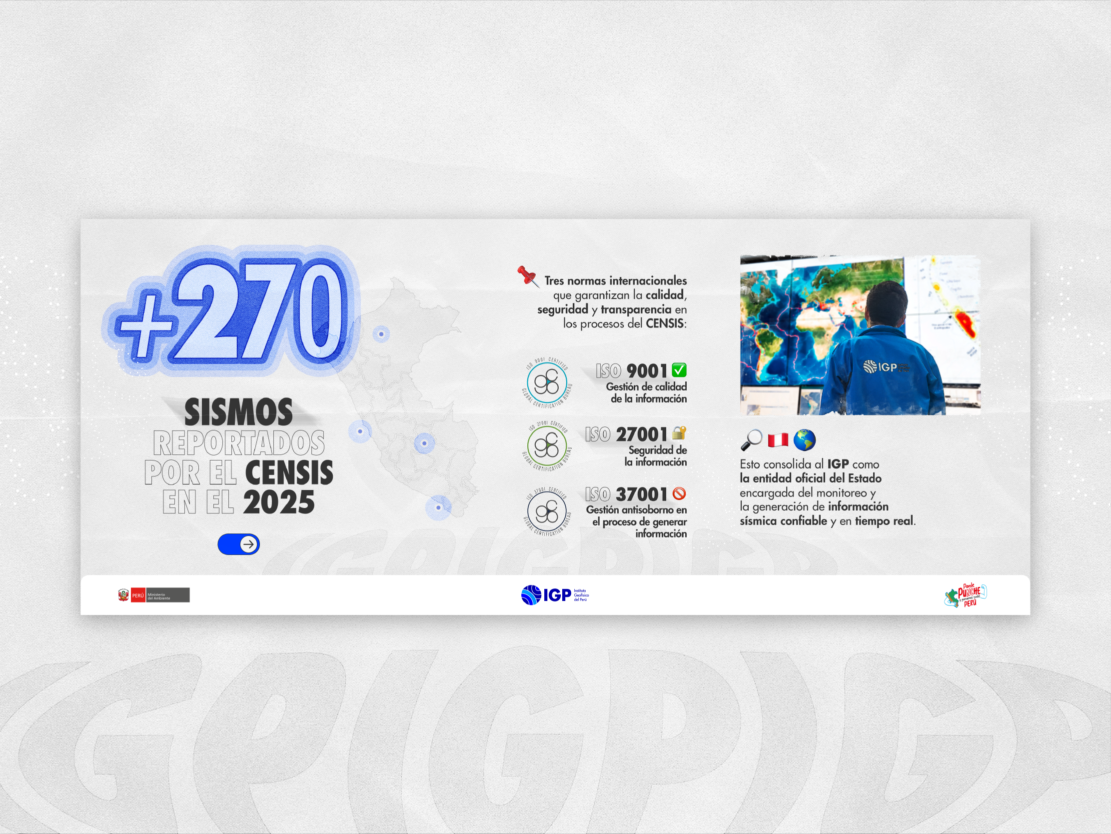 +270 Sismos IGP ™ branding design typography