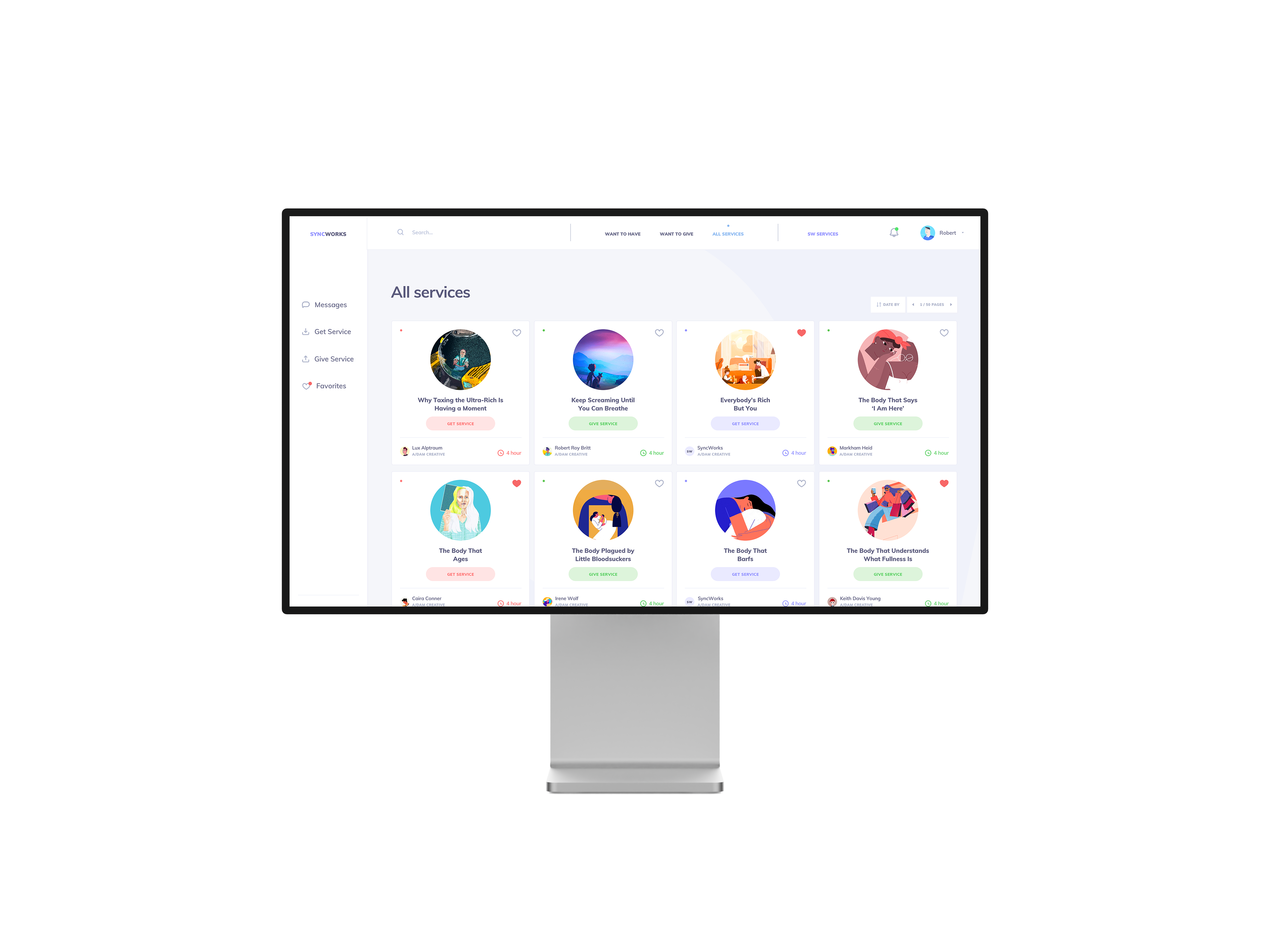 SyncWorks branding clean concept creative dashboard design illustration layout typography ui ux