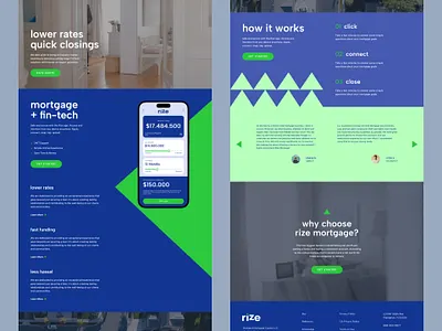 Mortgage Branding & Website Concept app design brand identity branding dashboard design design system fintech interaction design interface landing page mobile app product design saas startup ui design uiux user experience user interface ux design visual design web design
