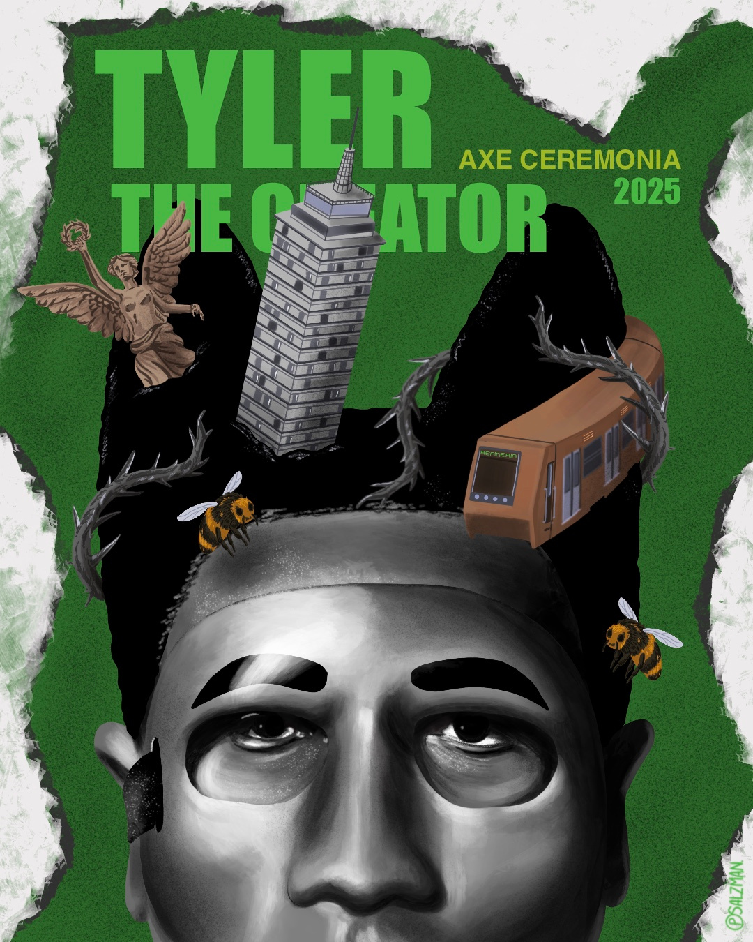 Tyler the creator art digital illustration graphic design illustration poster design tyler the creator