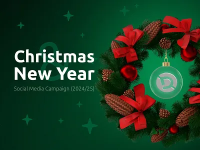 Christmas & New Year Social Media Campaign (2024/25) branding concept crypto graphic design social media