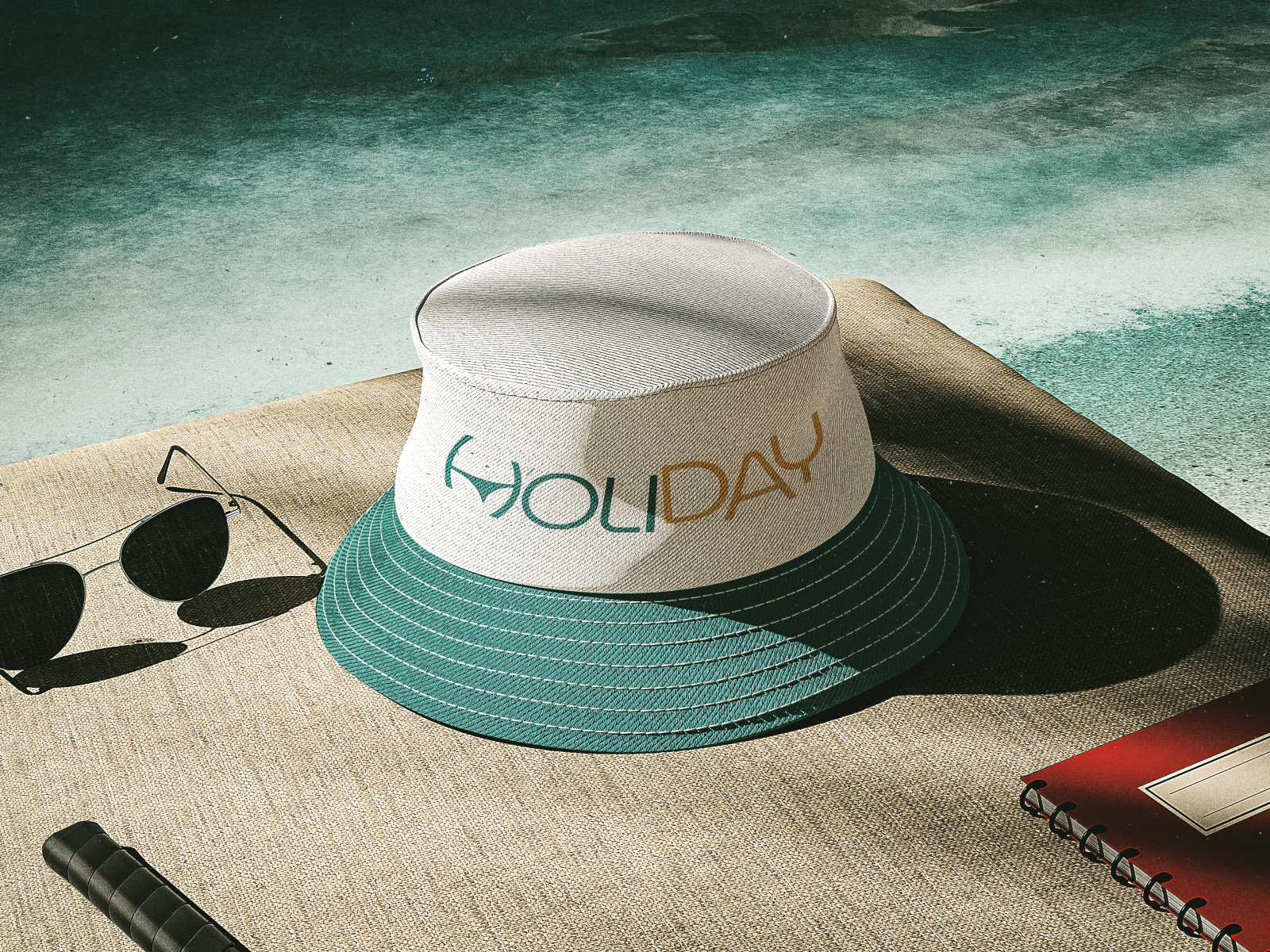 Holiday Logo and Visual Design beach brand branding design graphic graphic design holiday inspiration lingerie logo modern trend underwear vector woman