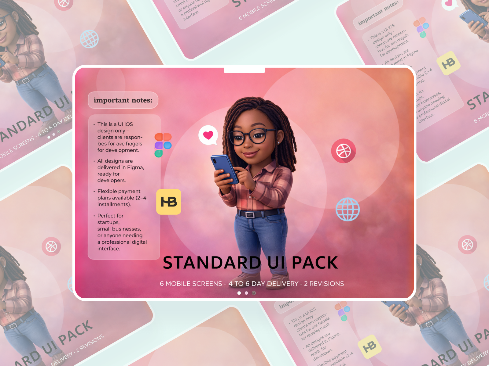 Example of 📦 Standard Pack — “Core App Experience”