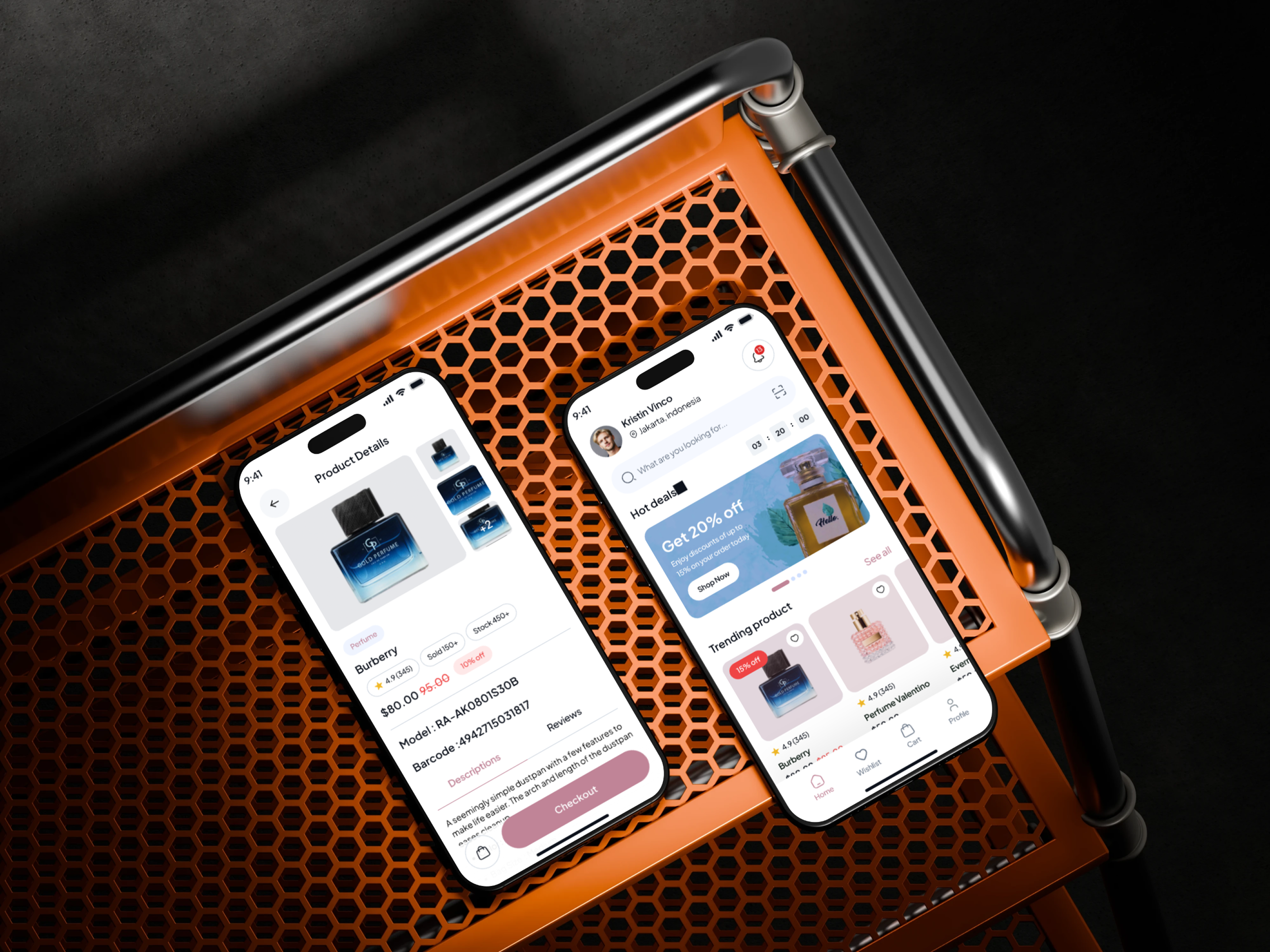 Example of UI/UX Design Mobile App (30 Screens)