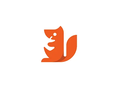 Squirrel Logo Design — Minimal Animal Brand Mark animal logo brand design brand identity brand mark branding clean logo custom logo design inspiration logo logo design logo designer mascot logo minimal design modern logo squirrel logo symbol mark vector logo
