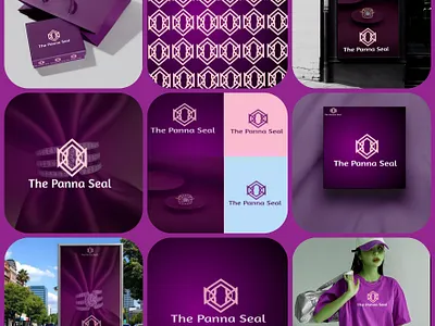 The Panna Seal diamond brand branding graphic design jewellery logo logo design