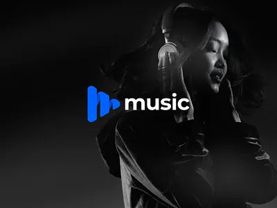 MMusic app artist branding creative logo m letter mmusic mongolia music national note singer songs sound spotify streaming