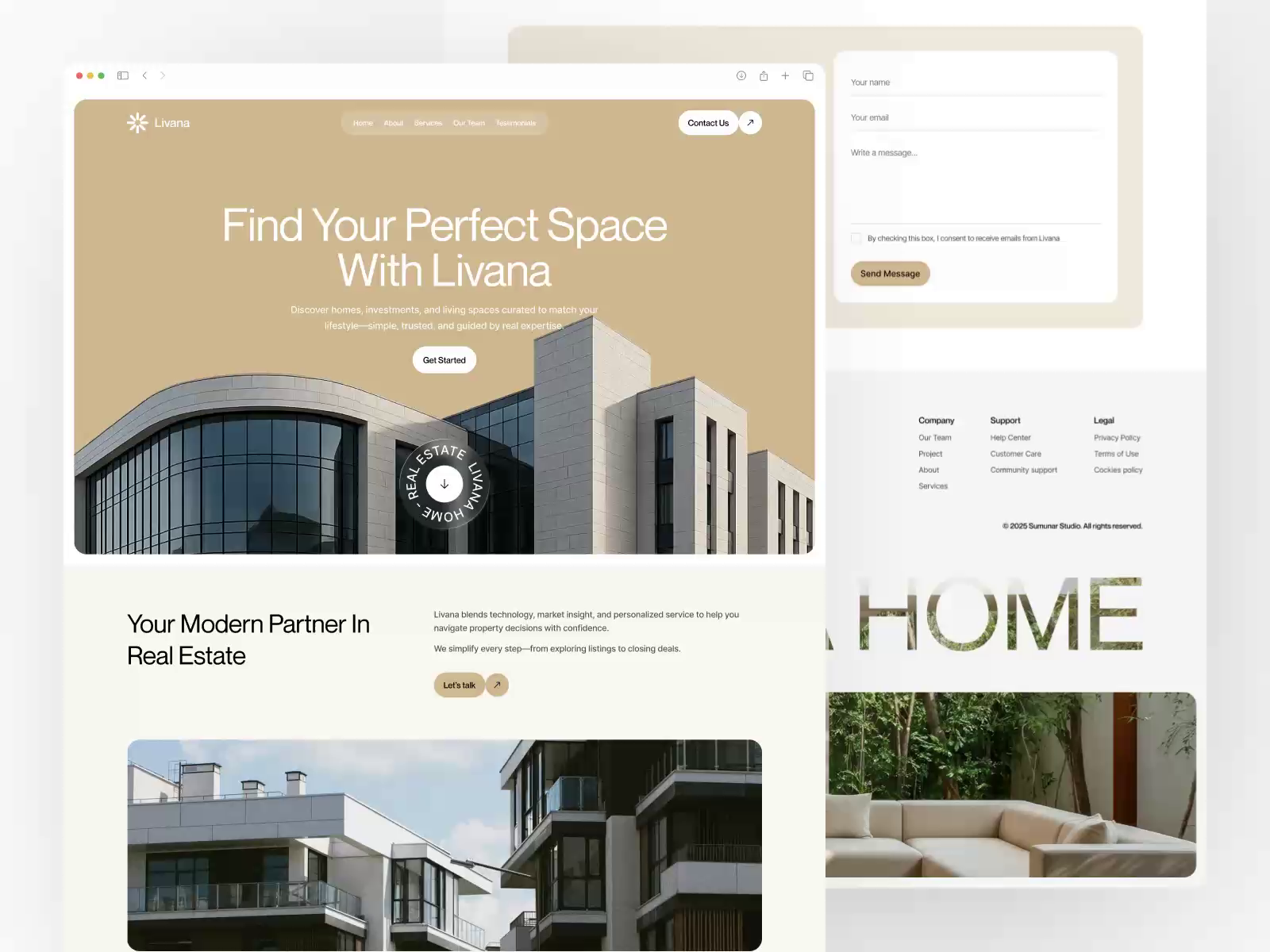 Example of Landing Page Design ( + Dev Available )