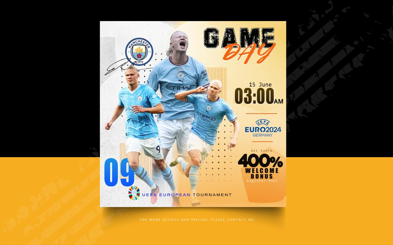 Example of Sports Advertising Banner
