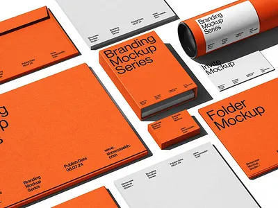 Print Editorial Branding Mockups brand identity branding