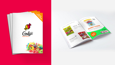 Candy Catalogue candy catalogue design dribble green indesign magazine photoshop red