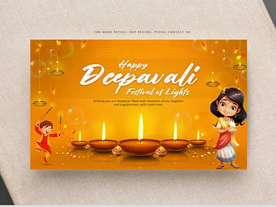 Deepavali Promotion Banner ads banner advertising banner banner banner design deepavali design design google banner graphic design promotion banner social media banner ui website banner website design