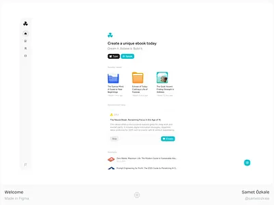 Ebook Generation Software agent ai ai software ai tool b2c book ebook ebooks gen ai generate generation home homepage minimal web welcome