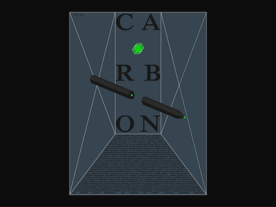 CARBON abtract adobe illustrator art carbon character character design design graphic graphic deign illustration pen poster poster desgin vector