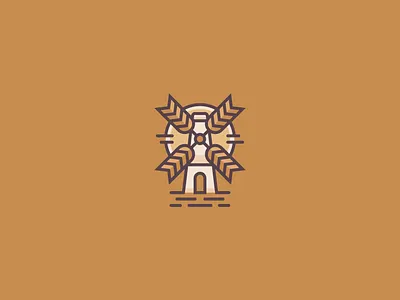 Flour Mill bakery brand identity branding bread field flour grains logo logofolio mark mill sun wreath