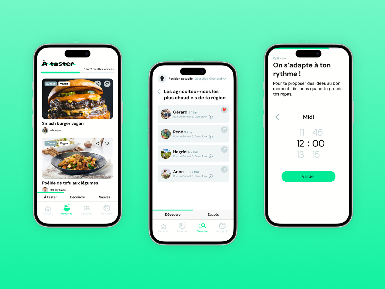 Yumy - Plant-based cooking app design thinking persona protoyping ux design ux research
